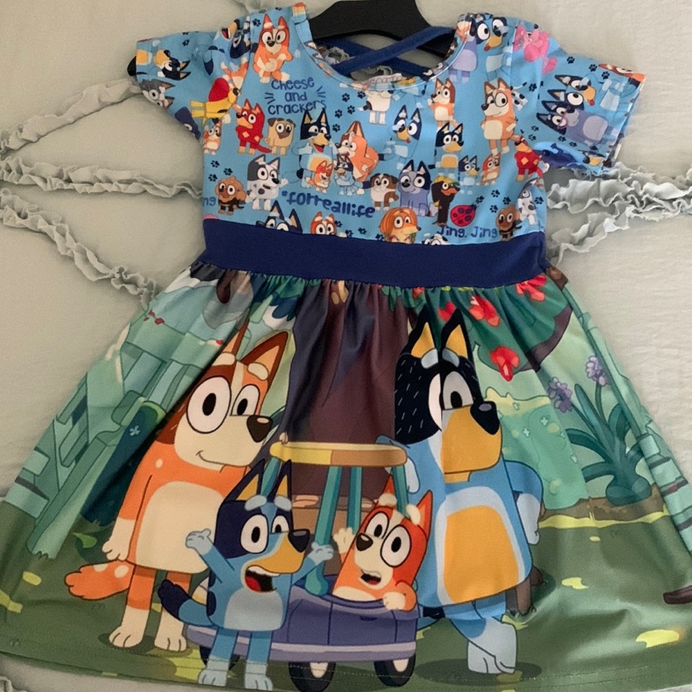Bluey dress 3t
